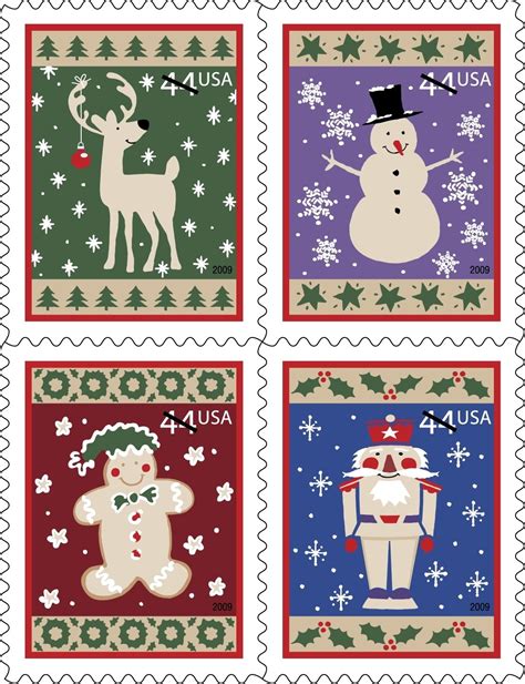 Holiday Postage Stamps