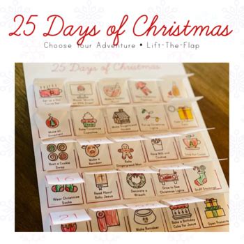 Holiday-Themed Lift Flap Calendars