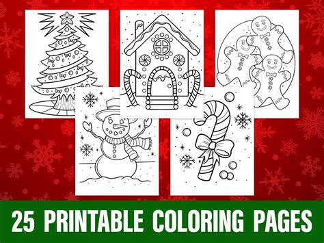 Holiday-Themed Printable Pictures to Color