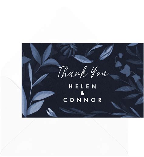 Holly Leaf Thank You Note