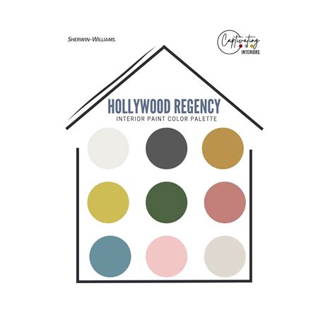 Hollywood Regency Color Palette