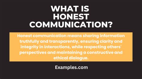 Honest Communication Image