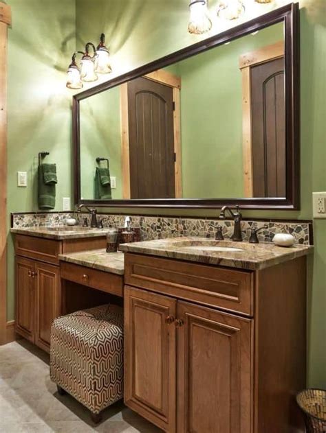 Honey Oak Bathroom