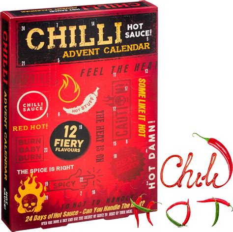 A hot sauce advent calendar