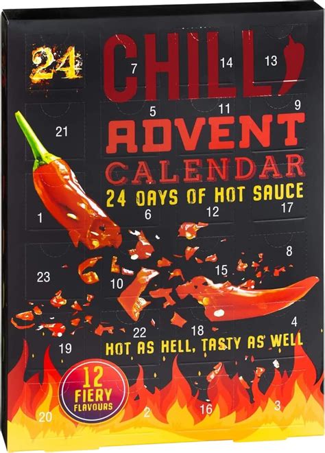 Hot sauce advent calendar countdown