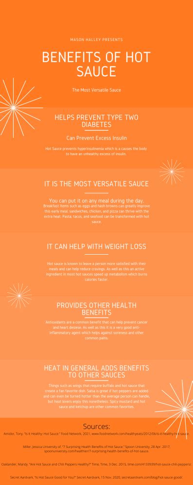 Hot sauce benefits