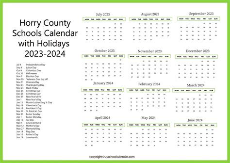 How to Access the Horry County Schools Calendar