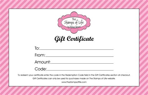 How to create printable gift certificates