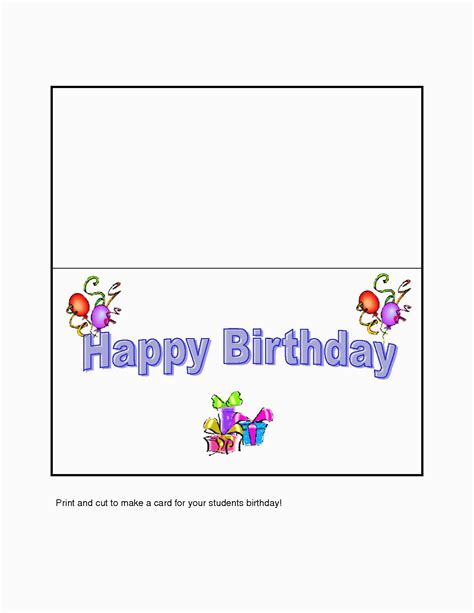 How to Create Your Own Free Birthday Card Printable Design