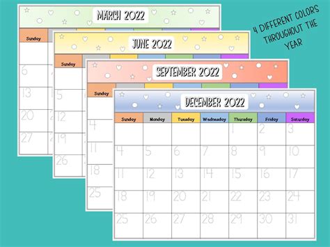 Create Your Own Free Calendar Printable