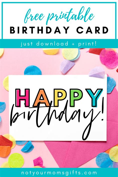 How to Create Your Own Free Printable Birthday Cards