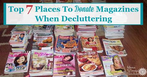 How to donate magazines