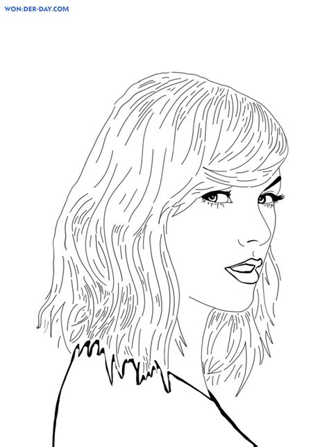 Searching online for Taylor Swift coloring pages