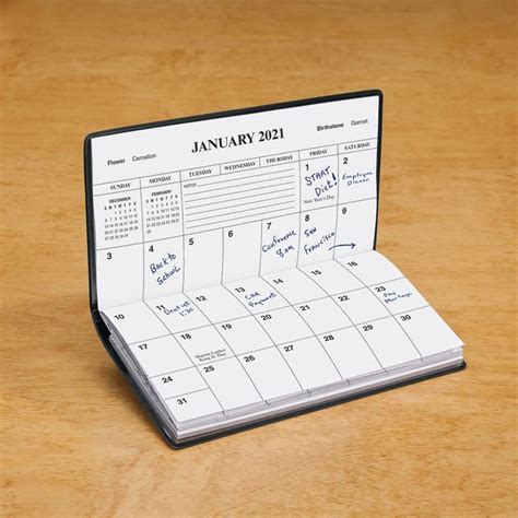 How to Use a Pocket Calendar