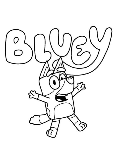 How to Use Bluey Coloring Pages