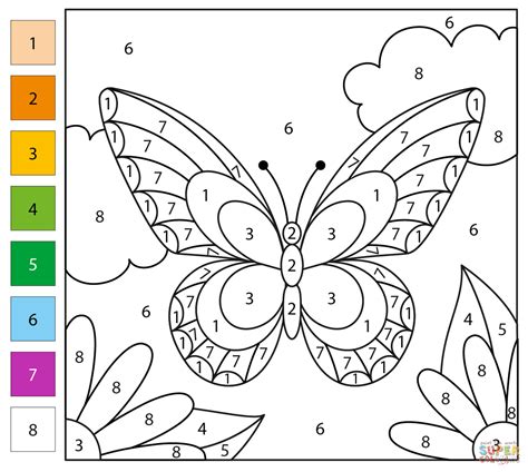 How to Use Color by Number Free Printables