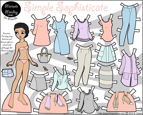 How to Use Paper Doll Printable Templates