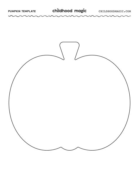 How to Use a Pumpkin Outline Printable Template