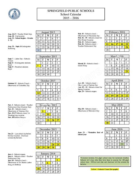 How to Use Springfield Public Schools Calendar