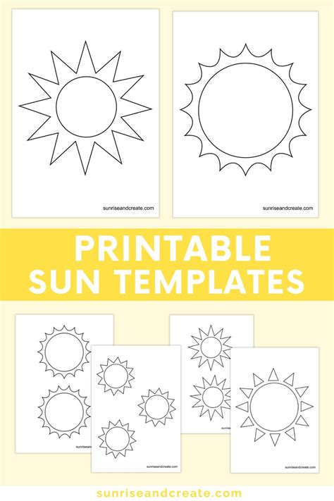 How to Use Sun Printables