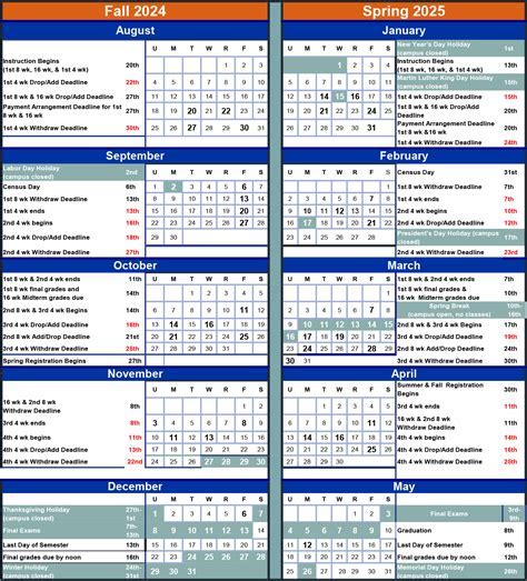 How to Use the Academic Calendar