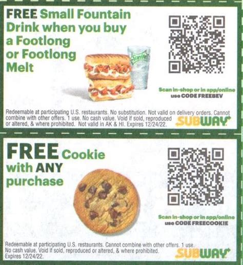 How to Use Subway Coupons