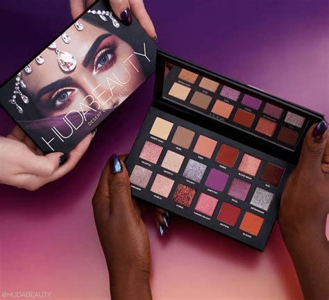 Huda Beauty Desert Dusk Eyeshadow Palette Look 1