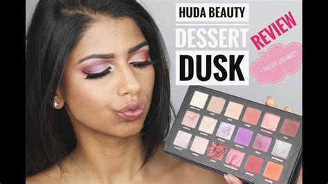 Huda Beauty Dusk Eyeshadow Palette review video