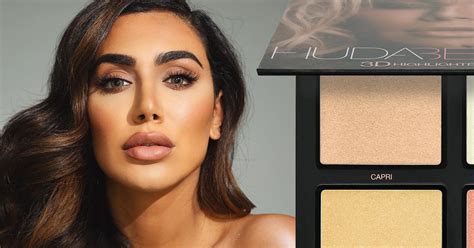 Huda Beauty Highlighter Palette Look 1