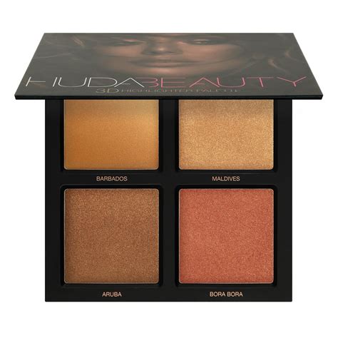 Huda Beauty Highlighter Palette Shades