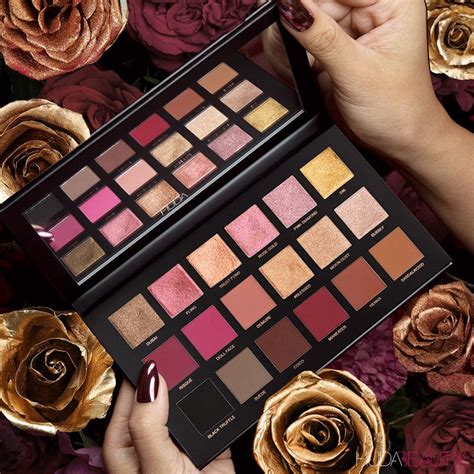 Huda Beauty Rose Gold Palette Looks