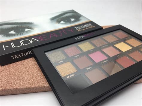 Huda Textured Shadows Palette Look 1