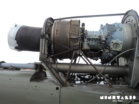 Huey helicopter engine