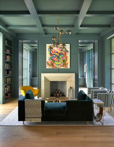 Hunter Green Living Room Inspiration