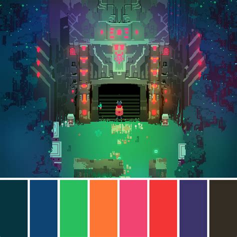 Hyper Light Drifter color palette