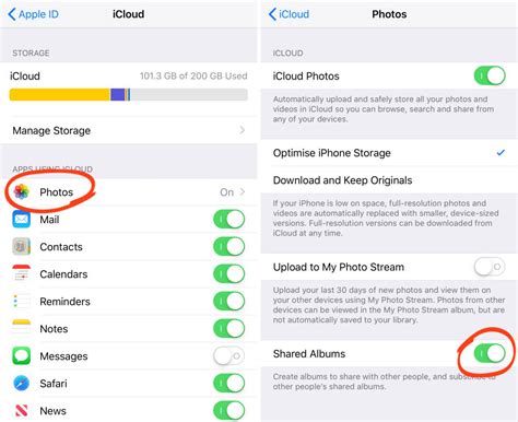 iCloud Sharing on iPhone