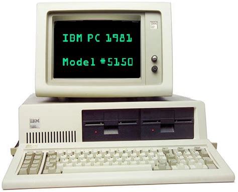 IBM PC in 1981