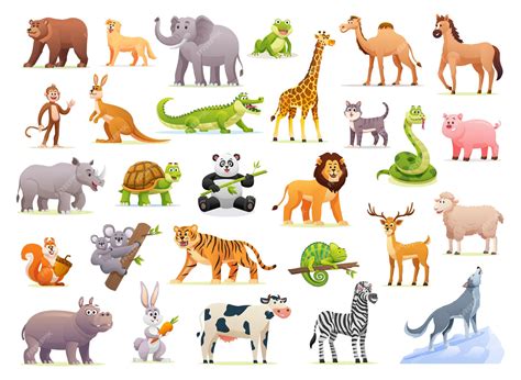 Illustrations of animals for children