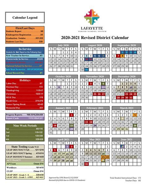 Importance of Lafayette Parish School Calendar