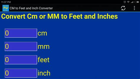 Inches to Feet Conversion App