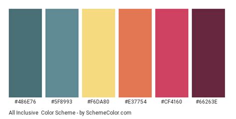 Inclusive Color Scheme Examples