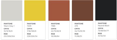 Industrial Color Palette Key Elements