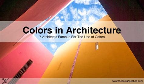 Inspirational architecture colors