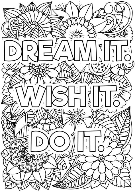 Inspirational Coloring Prints