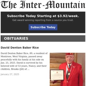 Intermountain Obituaries