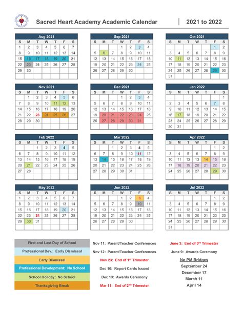 Introduction to the Sacred Heart University Calendar