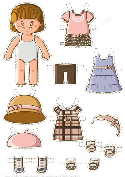 Introduction to Paper Doll Printable Templates