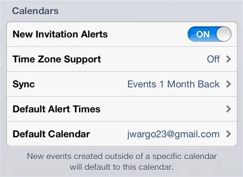 iOS Calendar Issues