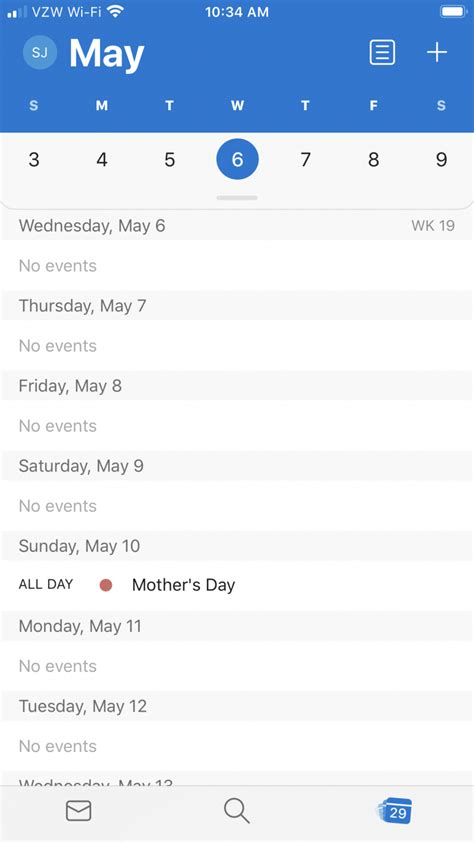 iOS Outlook Calendar Sync