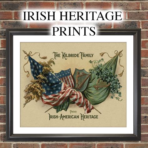 Irish heritage prints